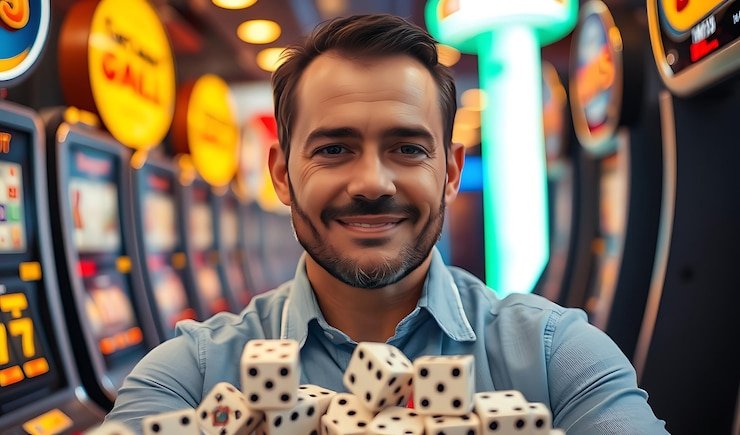 Tampilan permainan live casino mekanik4d dengan meja blackjack dan roulette